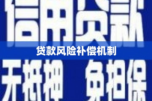 金水贷款风险补偿机制
