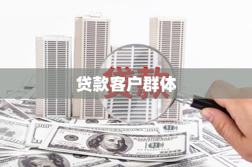 金水贷款客户群体