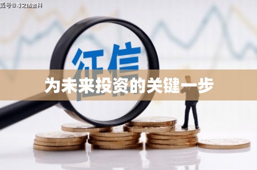 金水为未来投资的关键一步
