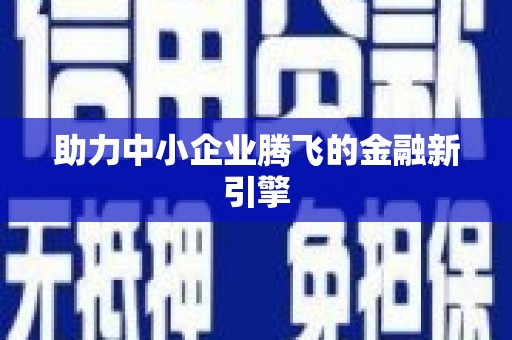 金水助力中小企业腾飞的金融新引擎