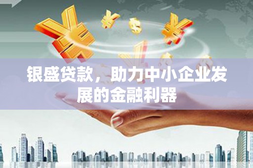 金水银盛贷款，助力中小企业发展的金融利器