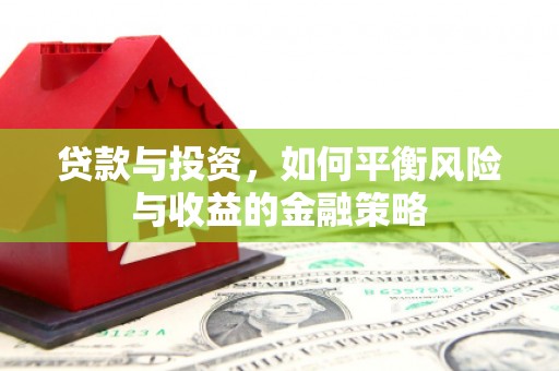 金水贷款与投资，如何平衡风险与收益的金融策略